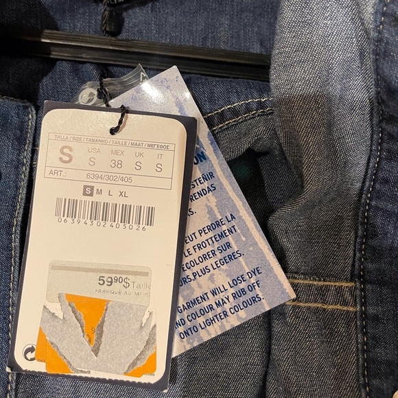 Zara jeans dress shirt nwt - Picture 6 of 7